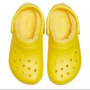NEW -Yellow Lined Crocs